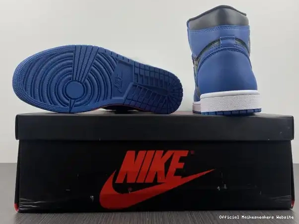 Official Maikesneakers Air Blue' Marina 555088-404 OG 'Dark Retro High Jordan 1 0327